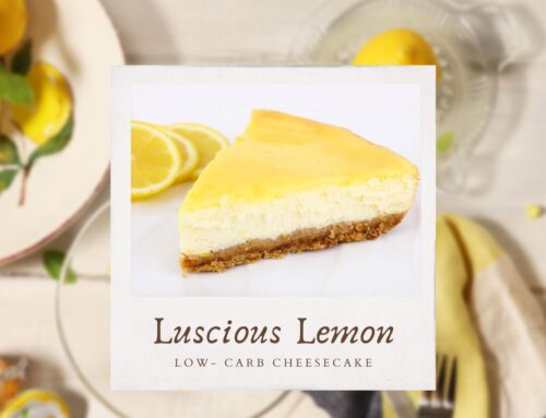 Luscious Lemon Low-Carb Cheesecake