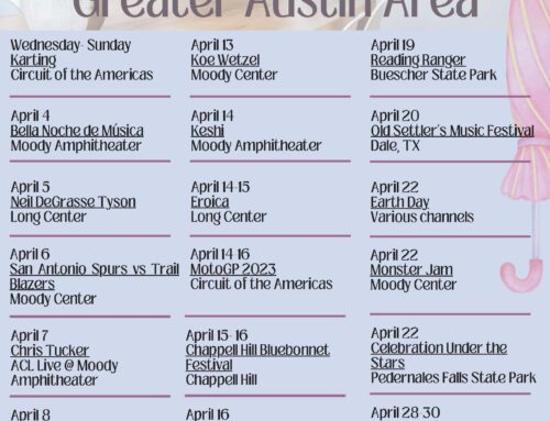 April Calendar of Events